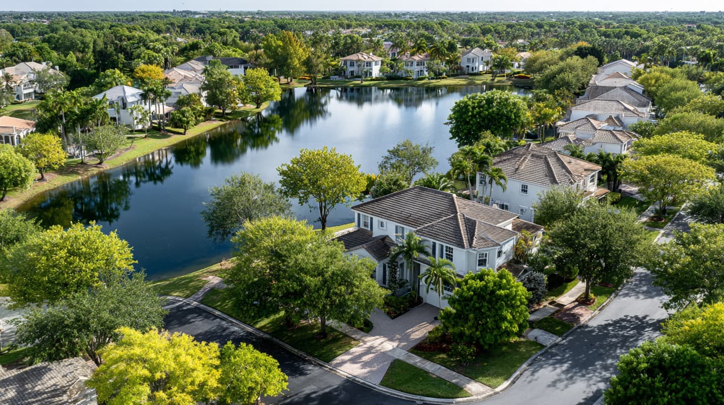 Pembroke Pines, Broward County aerial view